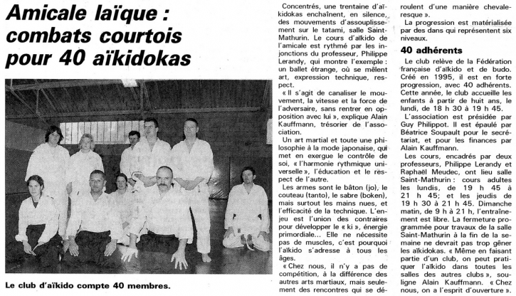 Article presse - Telegrame Vendredi 30 Avril 1999